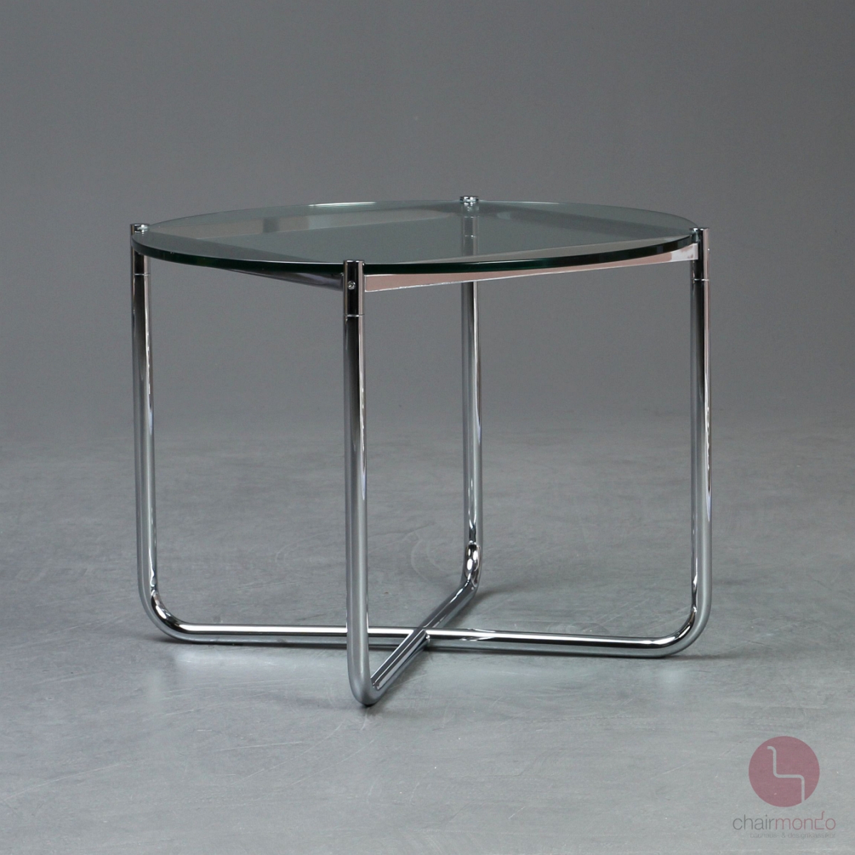 Preview: Knoll International MR Couchtisch Glastisch Beistelltisch H 52 cm