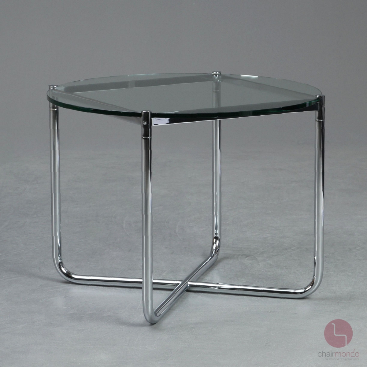 Preview: Knoll International MR Couchtisch Glastisch Beistelltisch H 52 cm