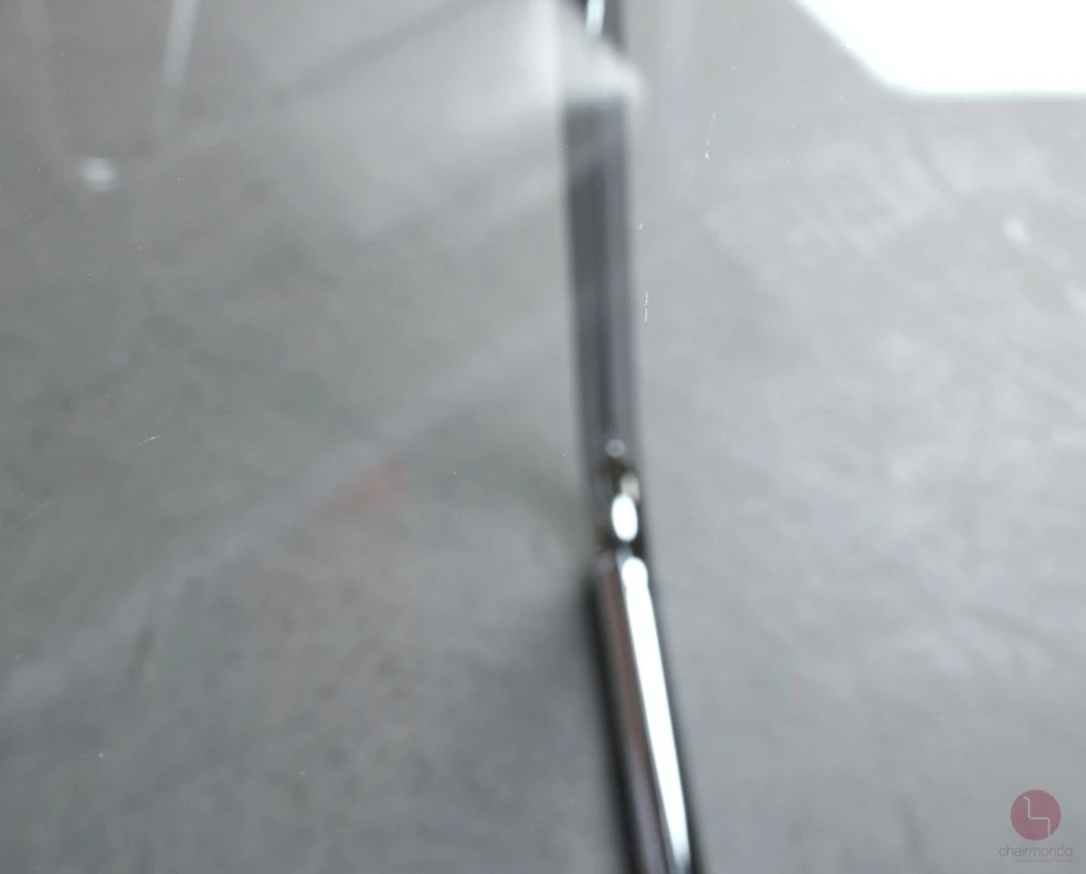 Knoll MR Couchtisch mit Glasplatte und verchromtem Gestell gebraucht