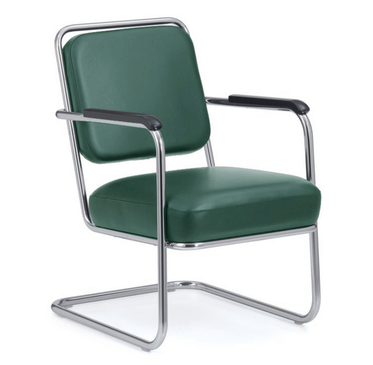 Preview: L&C stendal Freischwinger Sessel berlin mit Lederbezug in verschiedenen Farben