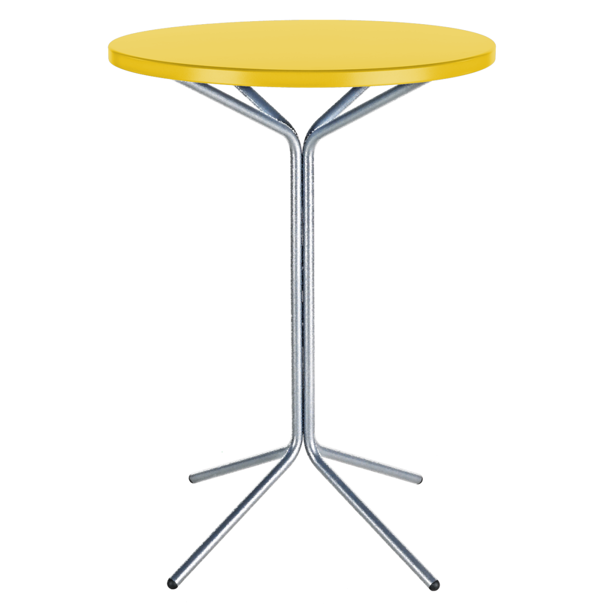 Preview: Schaffner PIX Stehtisch Gestell feuerverzinkt in gelb Freisteller