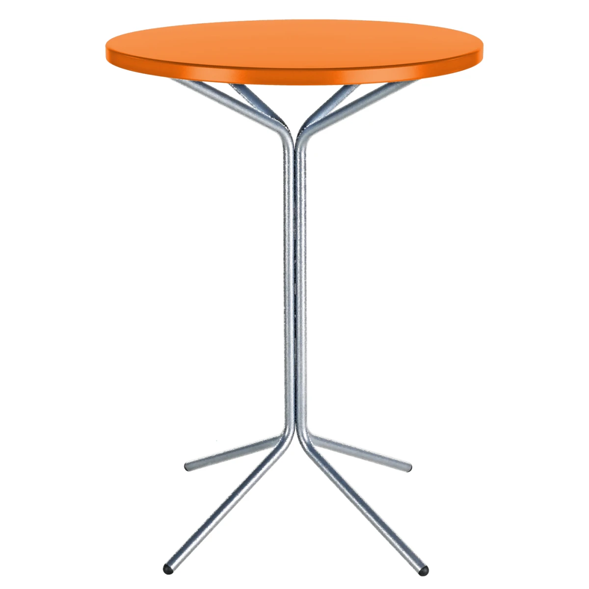 Schaffner PIX Stehtisch Gestell feuerverzinkt in orange Freisteller