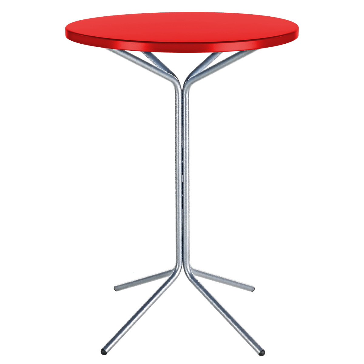 Preview: Schaffner PIX Stehtisch Gestell feuerverzinkt in rot Freisteller