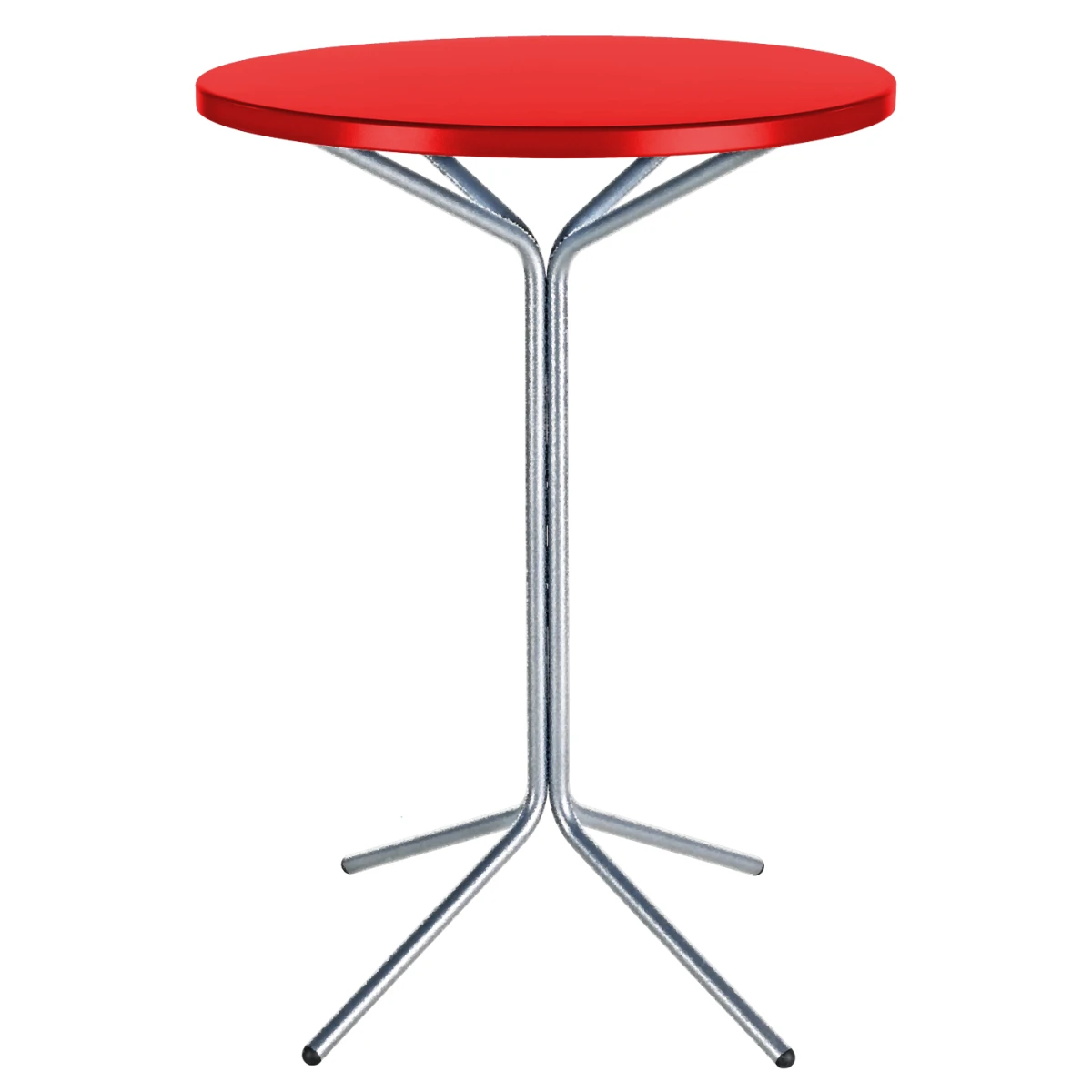 Schaffner PIX Stehtisch Gestell feuerverzinkt in rot Freisteller