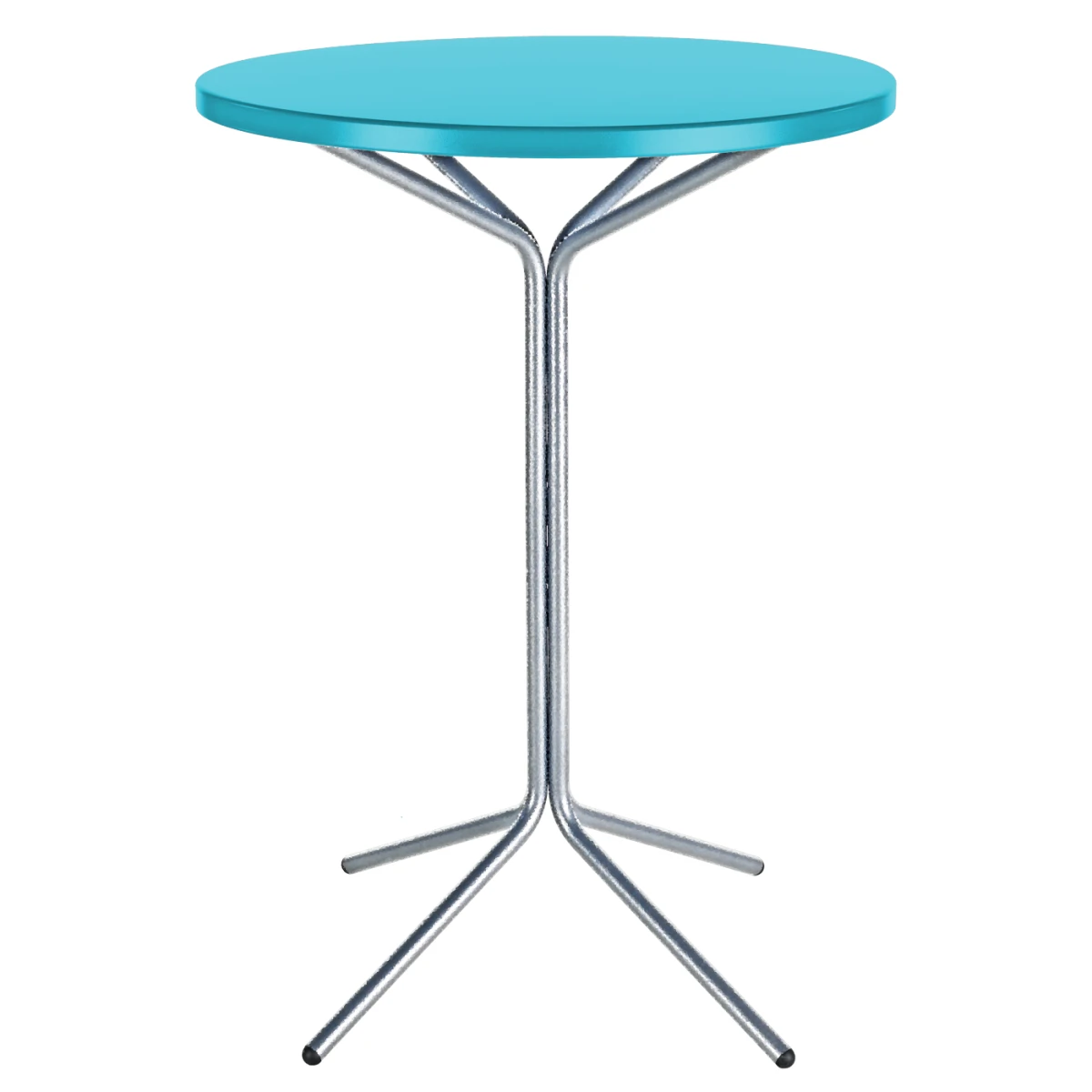 Schaffner PIX Stehtisch Gestell feuerverzinkt in türkis Freisteller