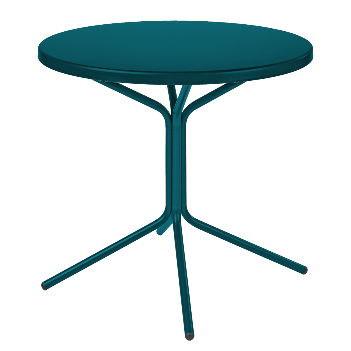 Kaliblauer Pix Metalltisch – elegant und wetterfest