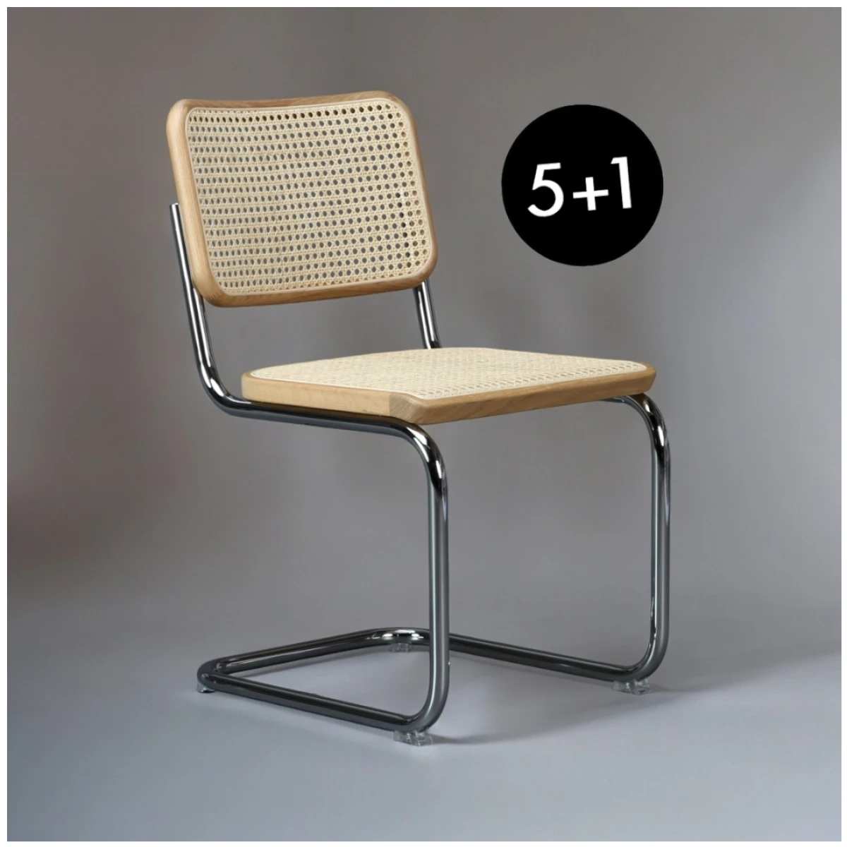 Thonet S32 V Pure Materials Eiche 5+1 Aktion