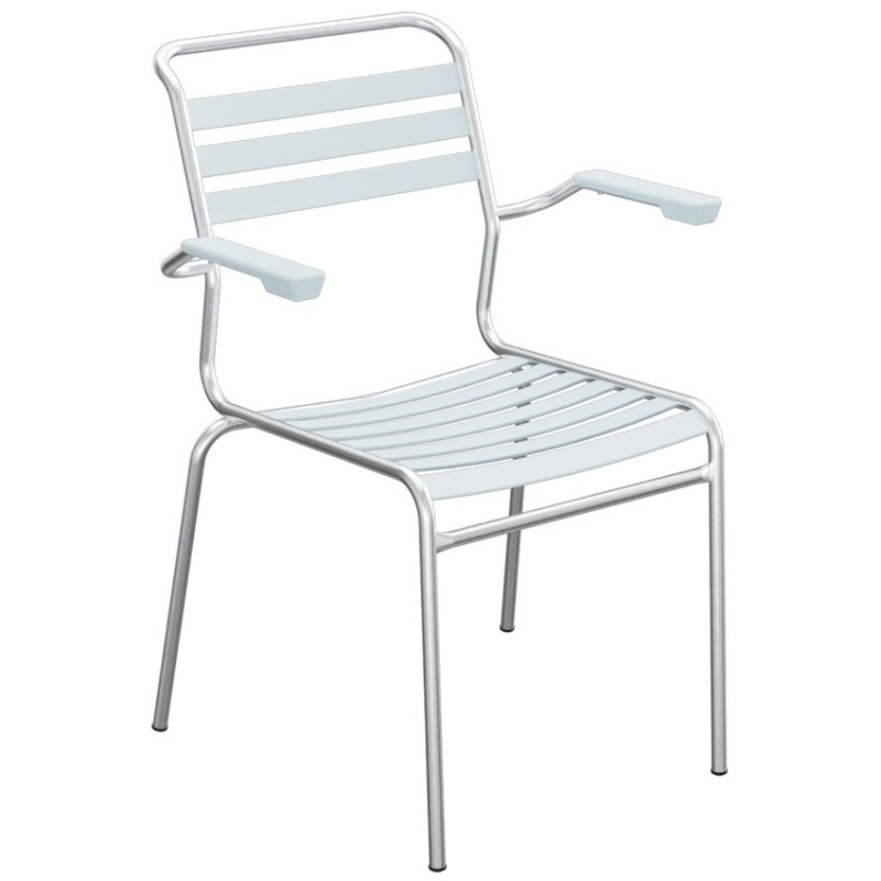 Preview: Schaffner Säntis PVC Lättli Stuhl mit Armlehnen
