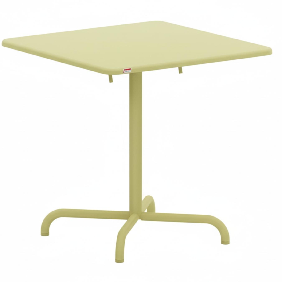 Preview: Schaffner Davos eckiger Esstisch in buchsbaumgelb