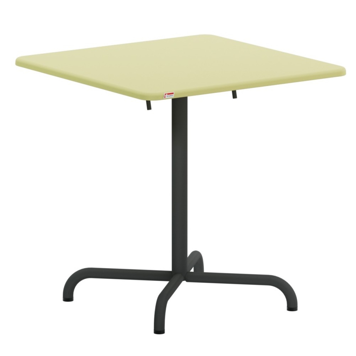 Preview: Schaffner Davos Glasfaser Esstisch rechteckig, zweifarbig konfigurierbar