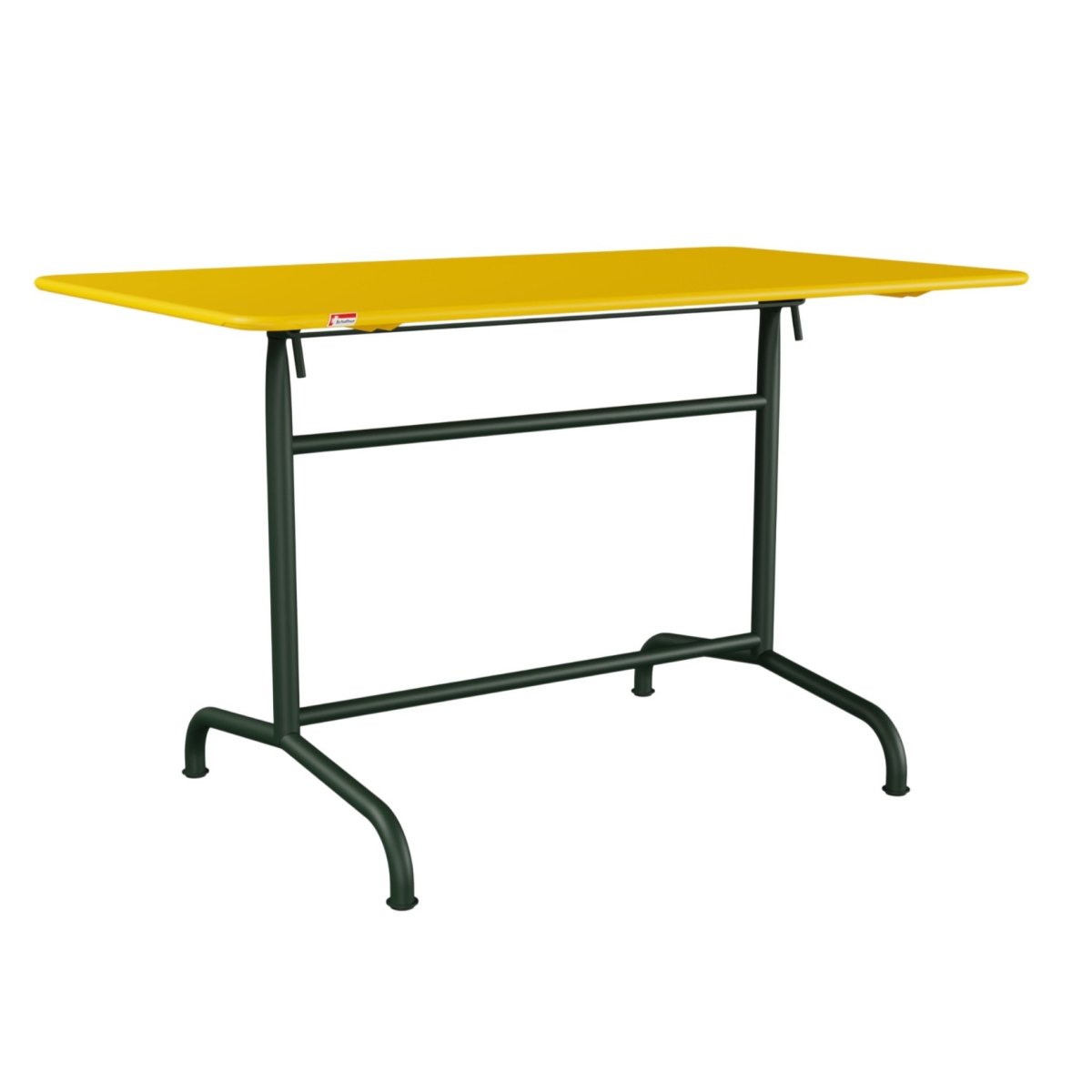 Preview: Schaffner Metalltisch Rigi in verschiedenen Farben, 120 x 70 cm