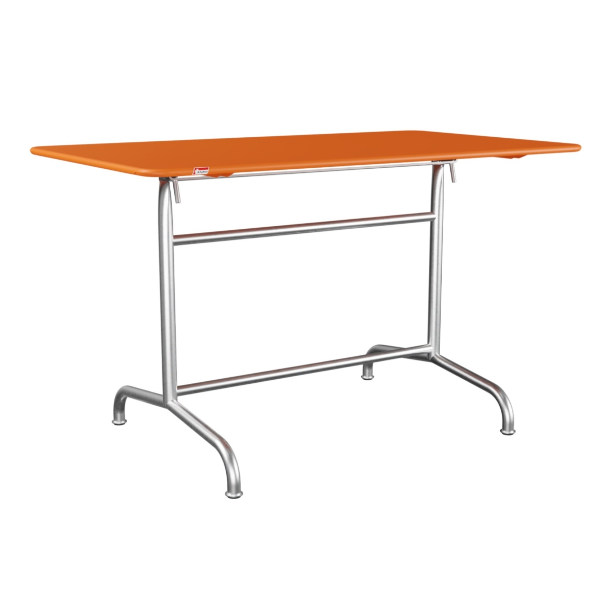 Preview: Schaffner Metalltisch Rigi in verschiedenen Farben, 120 x 70 cm