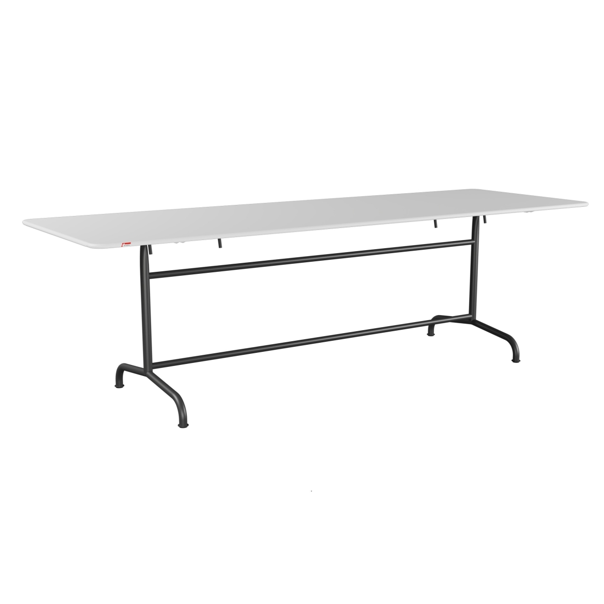 Preview: Schaffner Metalltisch Rigi in verschiedenen Farben, 240 x 80 cm
