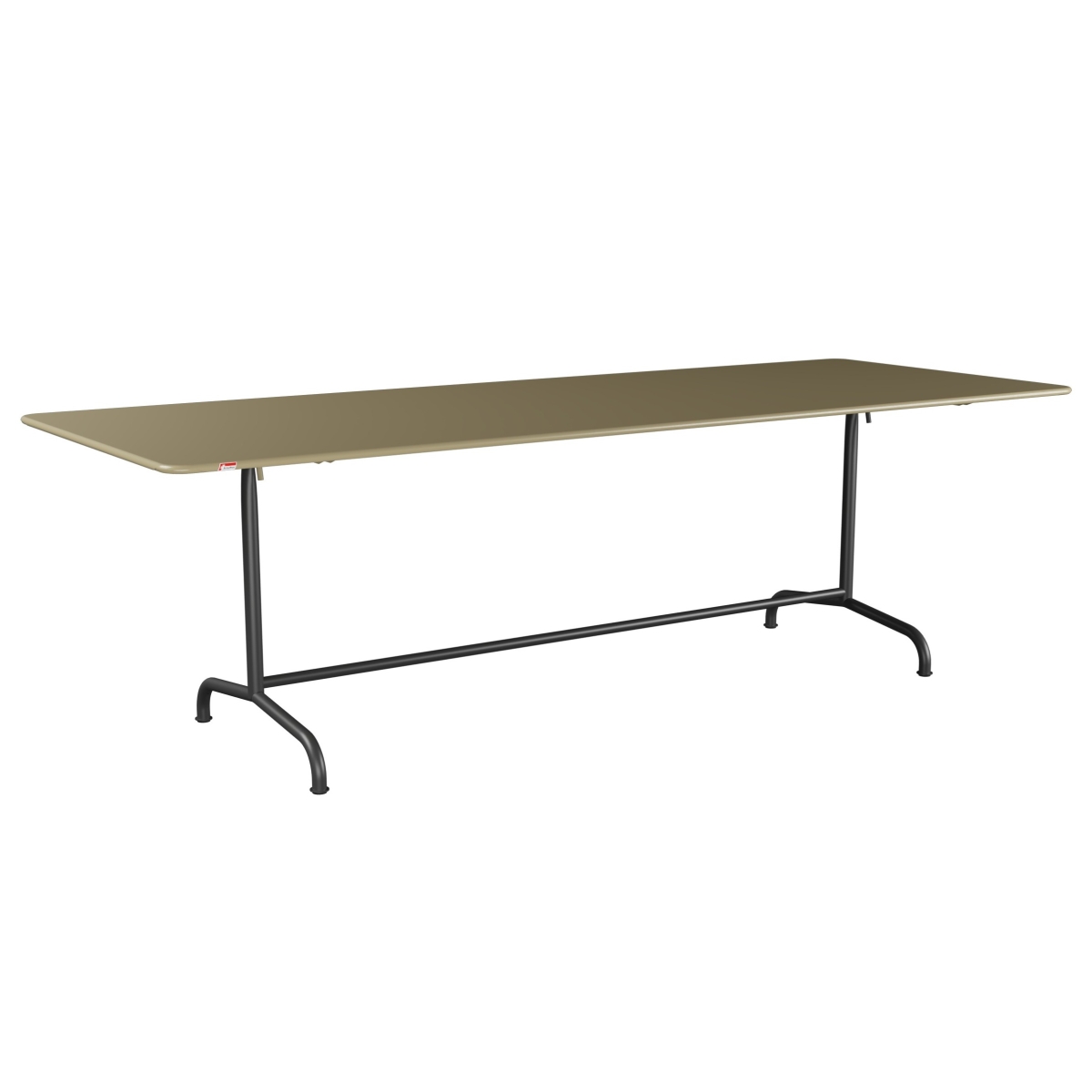 Preview: Metalltisch Rigi in verschiedenen Farben, 240 x 90 cm