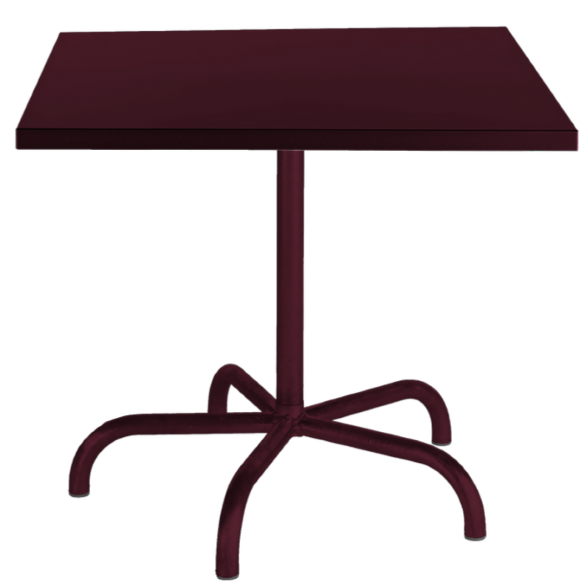 Preview: Schaffner Säntis Tisch quadratisch in bordeaux