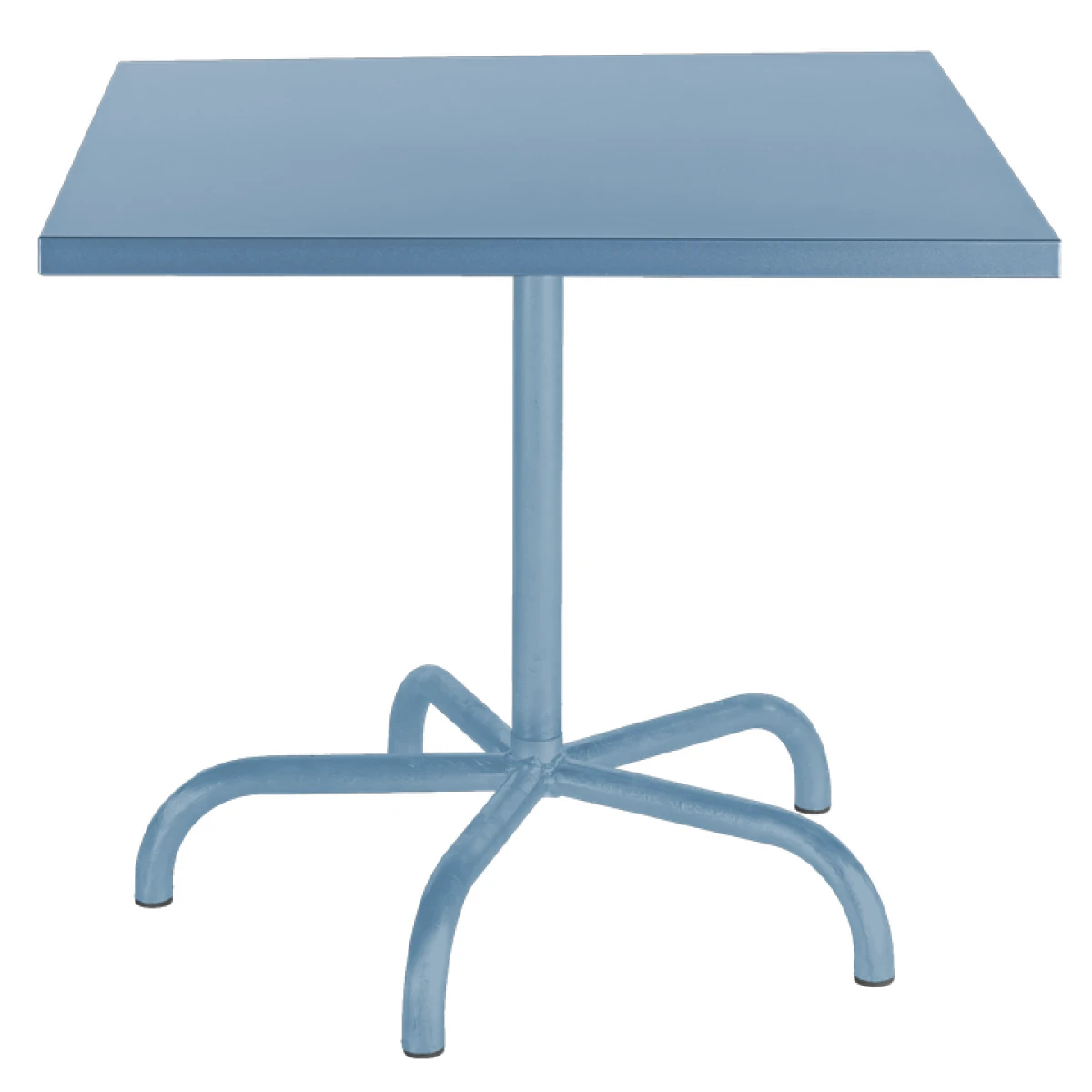 Schaffner Säntis Tisch quadratisch in pastellblau