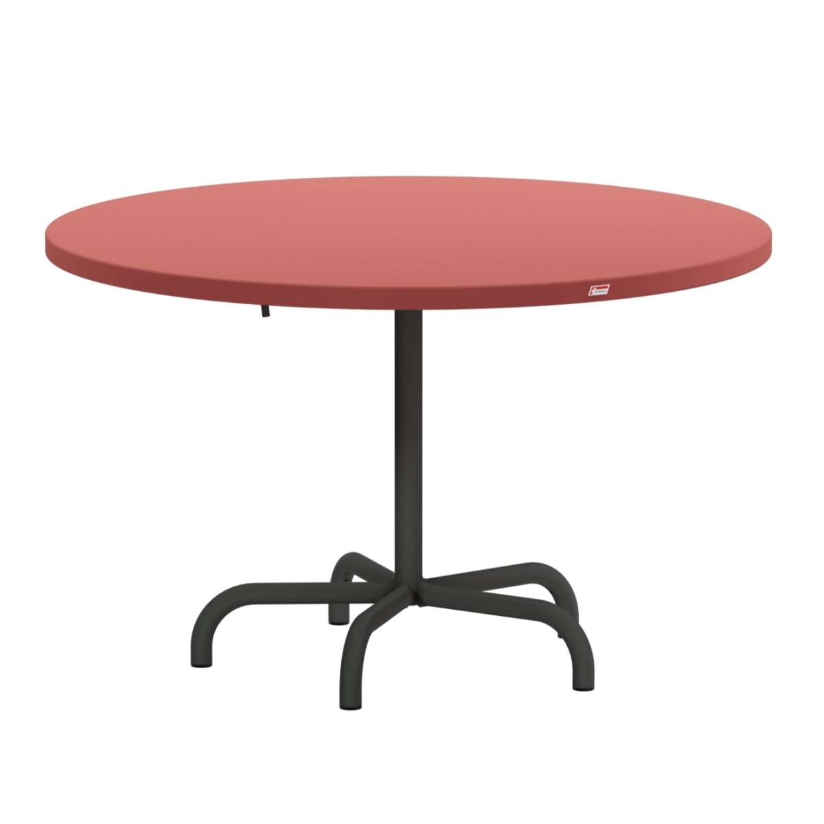 Preview: Schaffner Säntis Esstisch rund, zweifarbig konfigurierbar