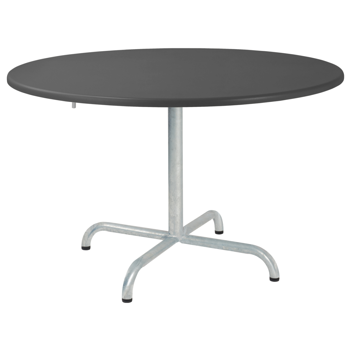 Preview: Davos Anthrazit Platte auf feuerverzinktem Gestell