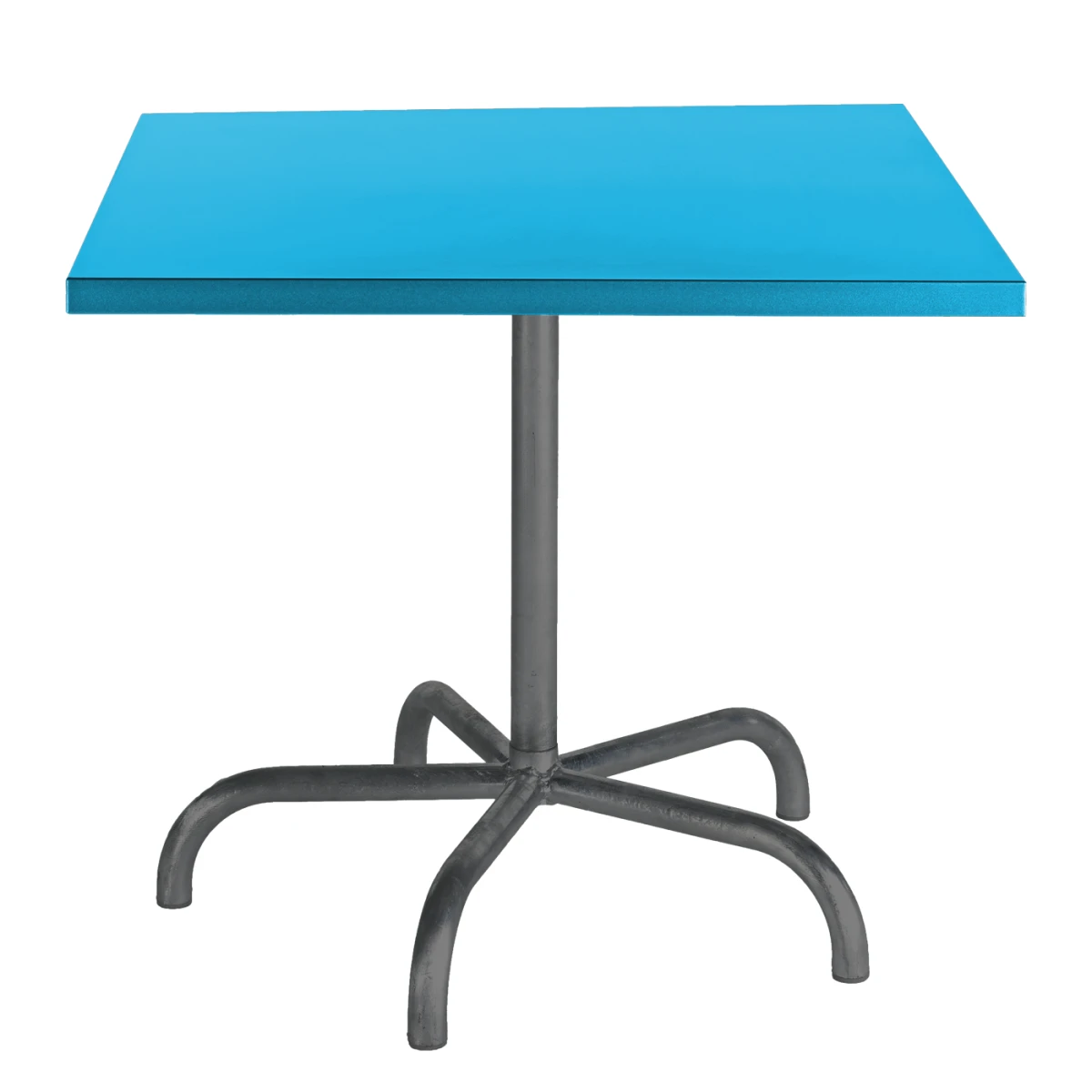 Schaffner Säntis Metalltisch Quadratisch Blau