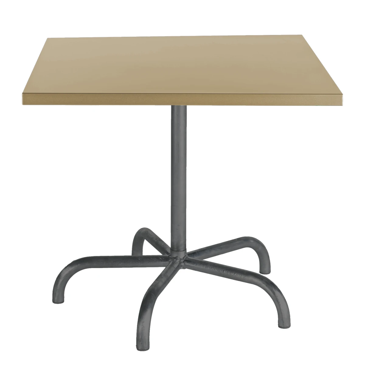 Schaffner Säntis Metalltisch Quadratisch Braun