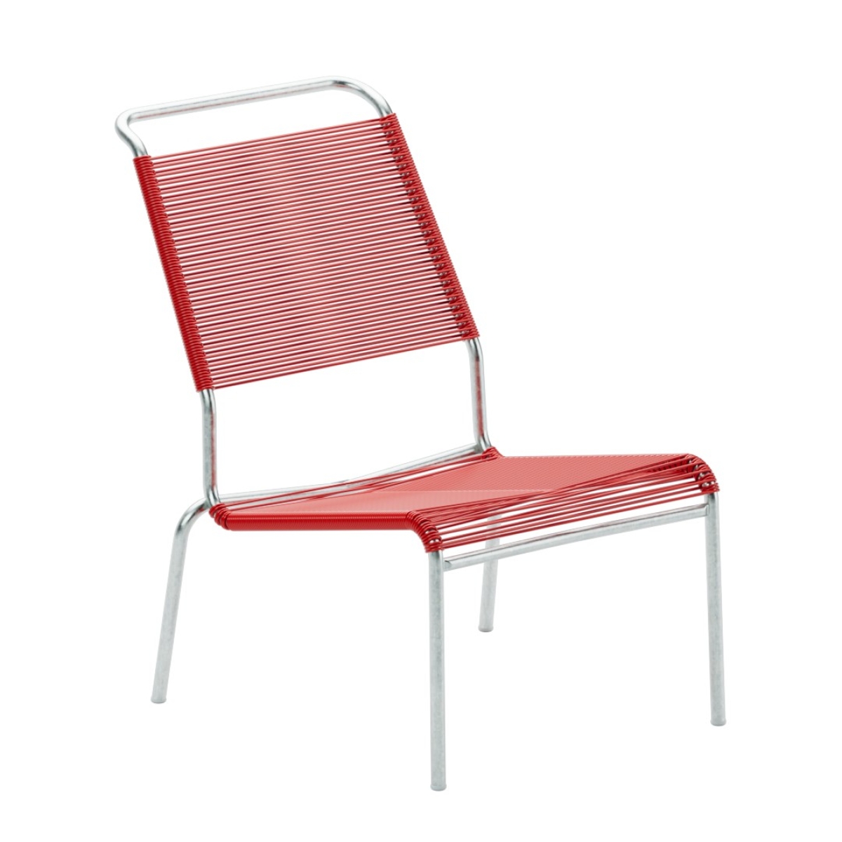 Preview: Schaffner Säntis Spaghetti Lounger mit Stahlrohr Gestell