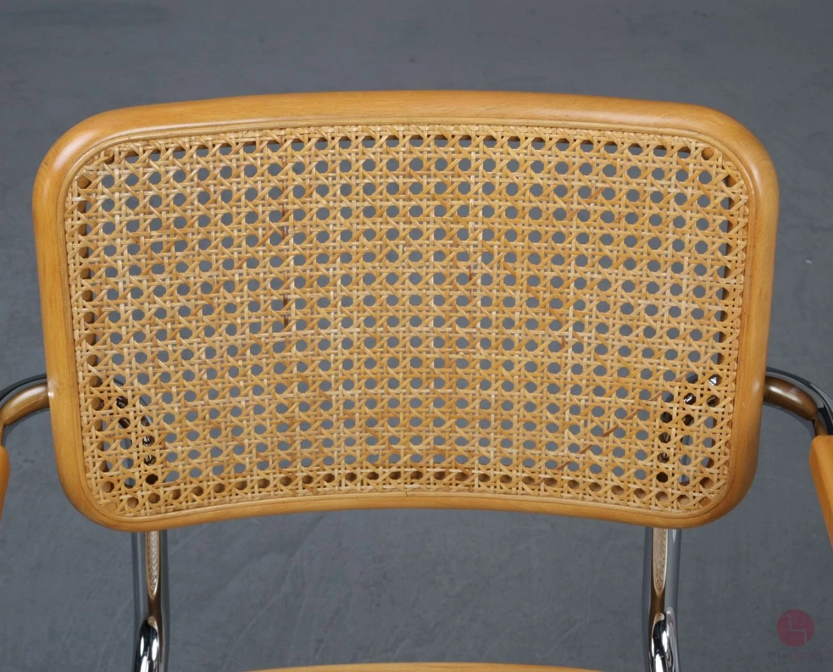 Thonet S64 Freischwinger Buche Natur mit Geflecht gebraucht