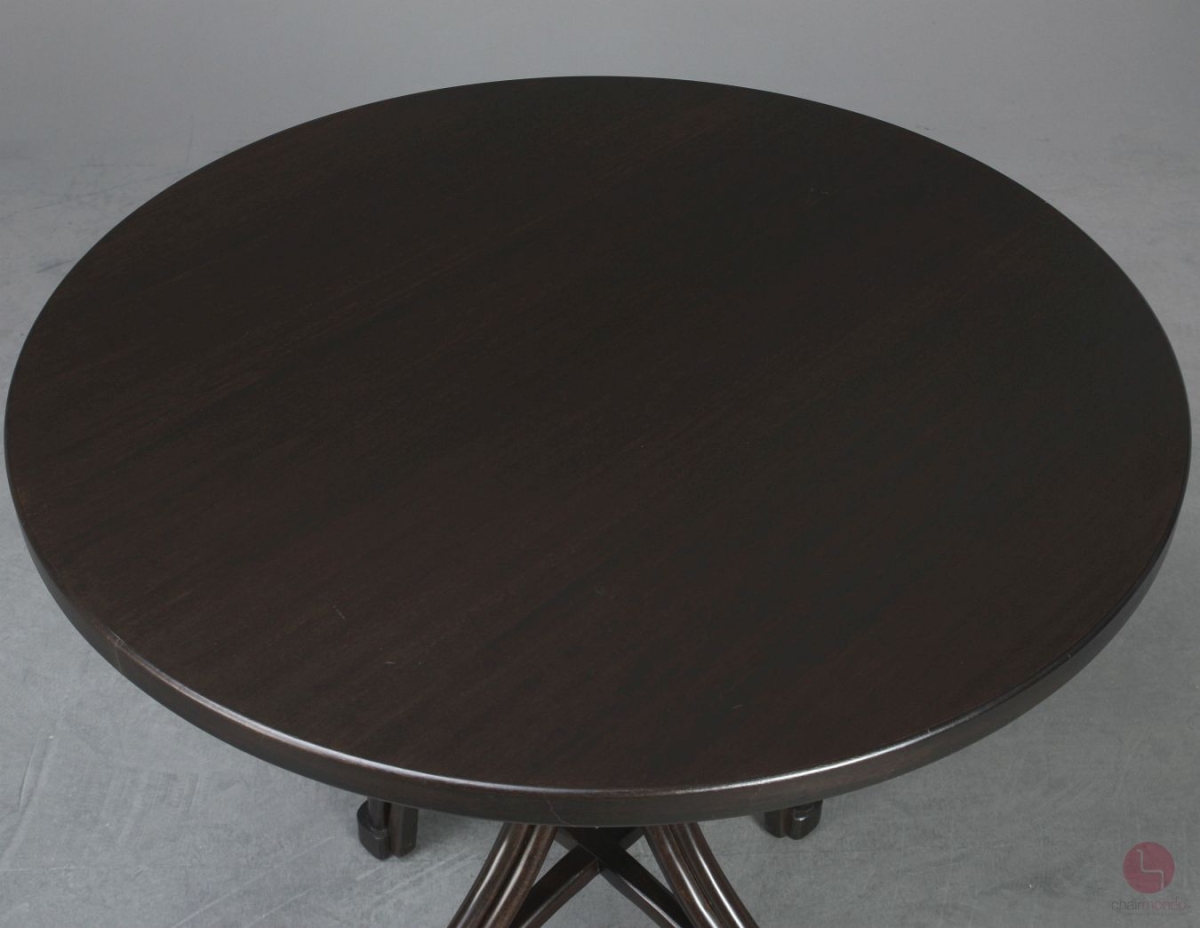 Preview: Thonet 1053 Bistro Tisch Nr. 8 in Dunkelbraun gebraucht