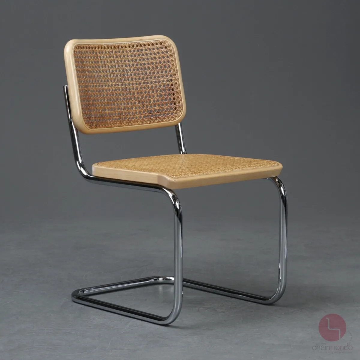 Thonet S32 Freischwinger in Buche Natur hell mit Wiener Geflecht gebraucht