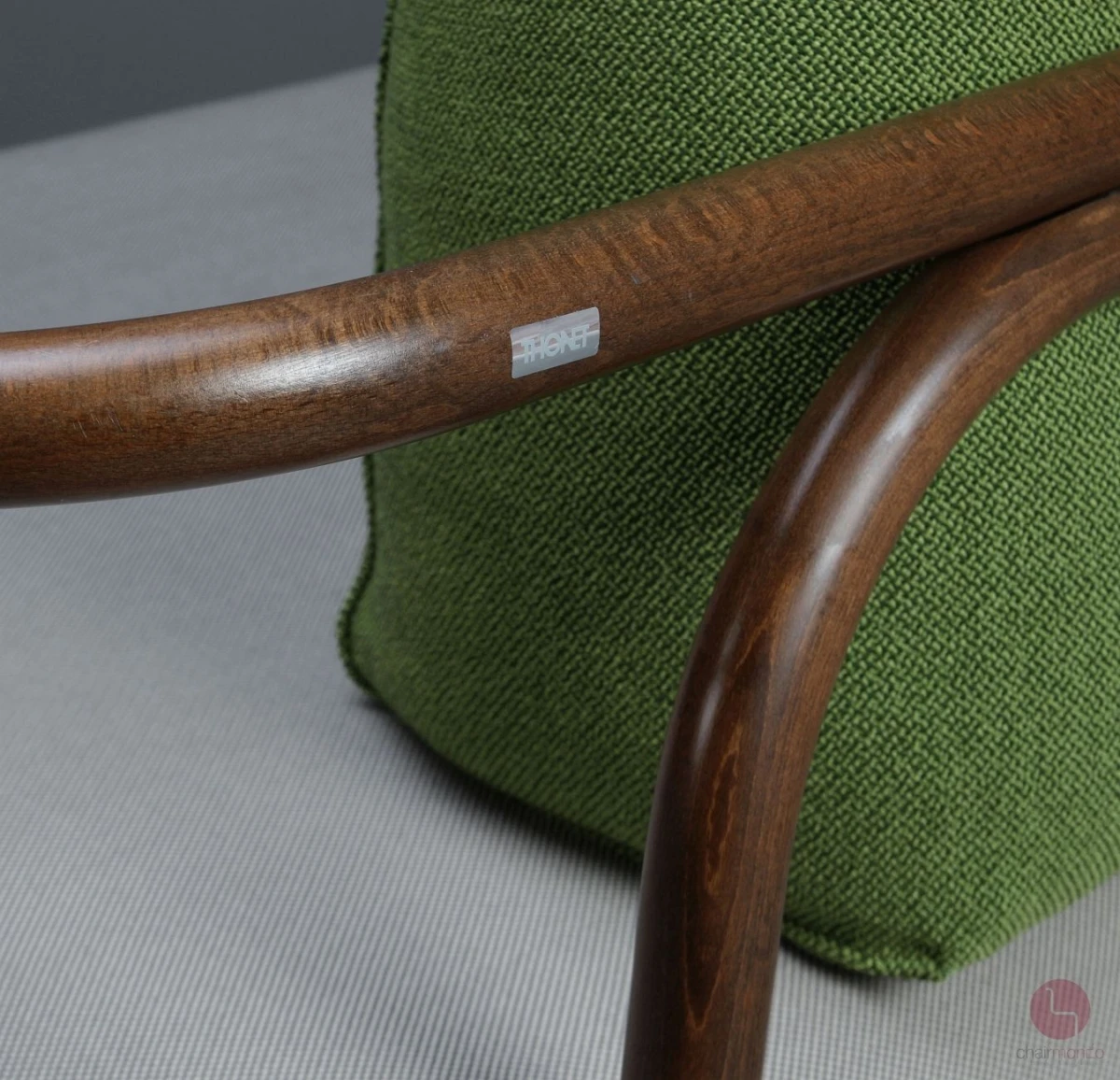 Thonet 2002 Design Sofa Couch mit Stoffbezug Grau Grün gebraucht