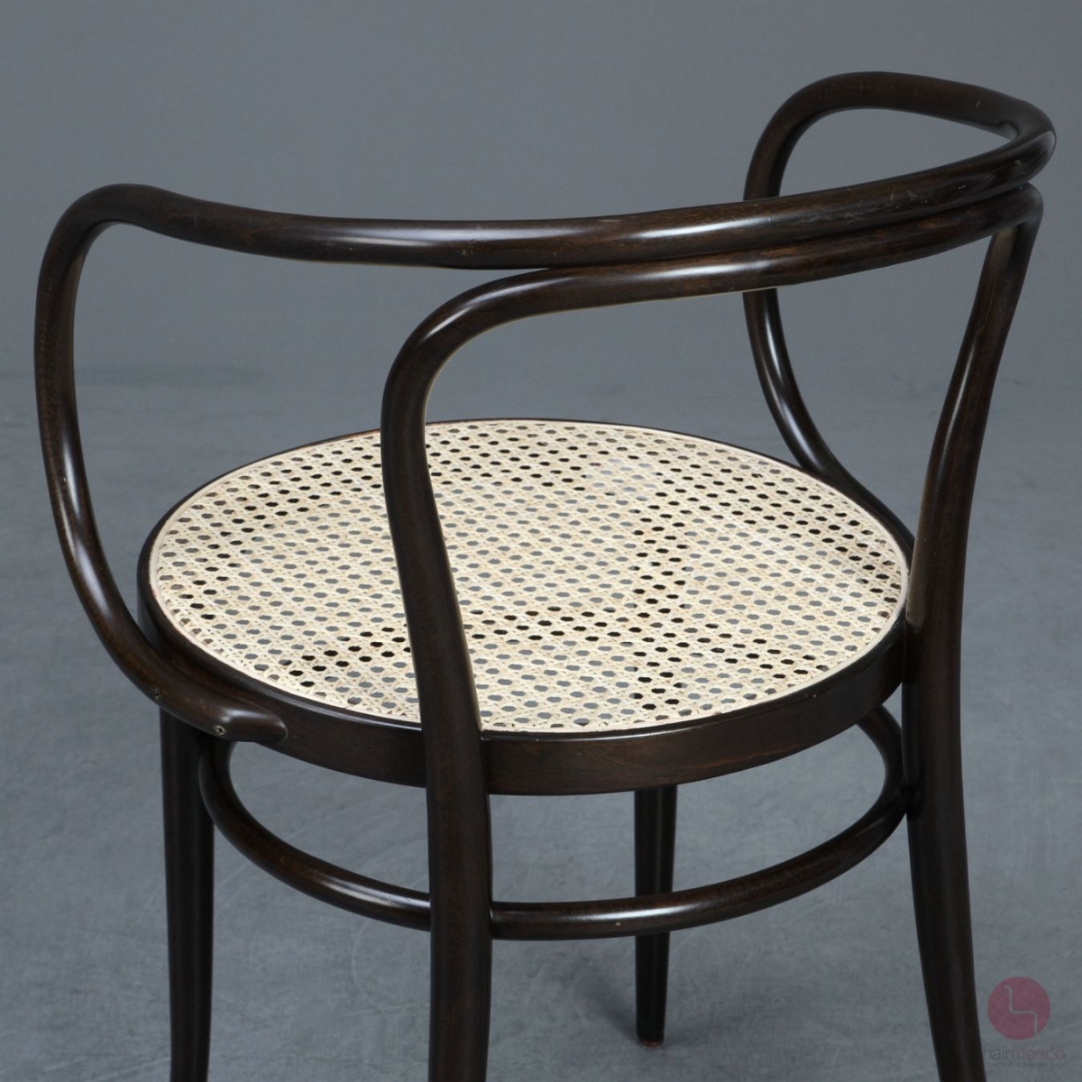Thonet 209 Bugholz Stuhl Dunkelbraun mit Wiener Geflecht gebraucht