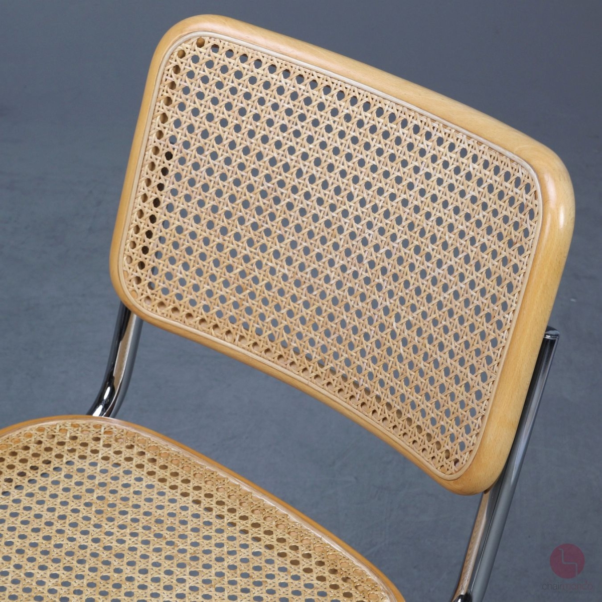 Thonet S32 Freischwinger Buche Natur mit Patina Geflecht gebraucht