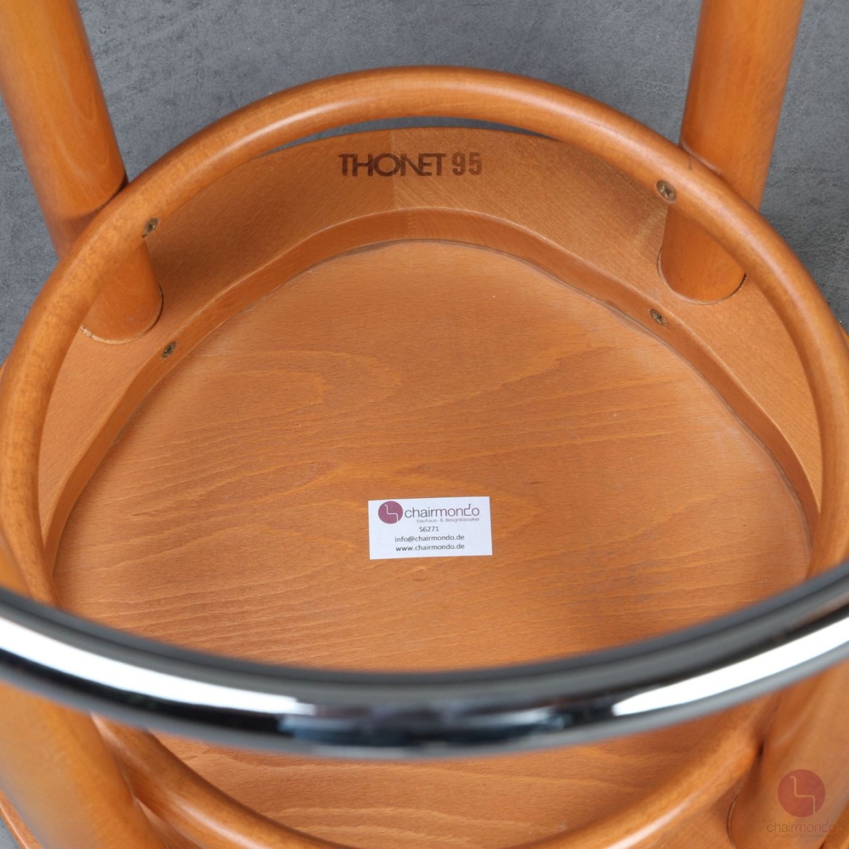 Thonet 204 MH Barhocker Bugholz Kafeehaus Stuhl in Kirschbaum gebraucht