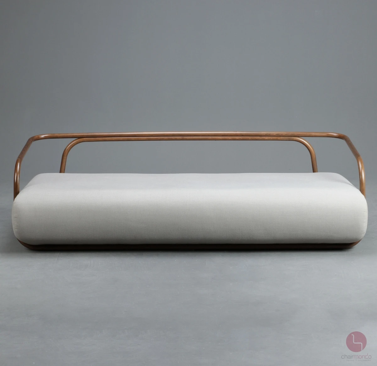 Thonet 2002 Design Sofa Couch mit Stoffbezug Grau Grün gebraucht