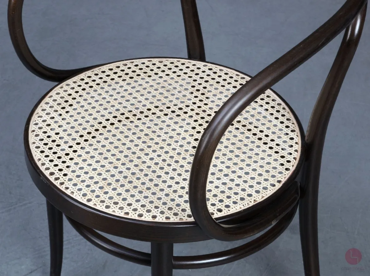Thonet 209 Bugholz Stuhl Dunkelbraun mit Wiener Geflecht gebraucht