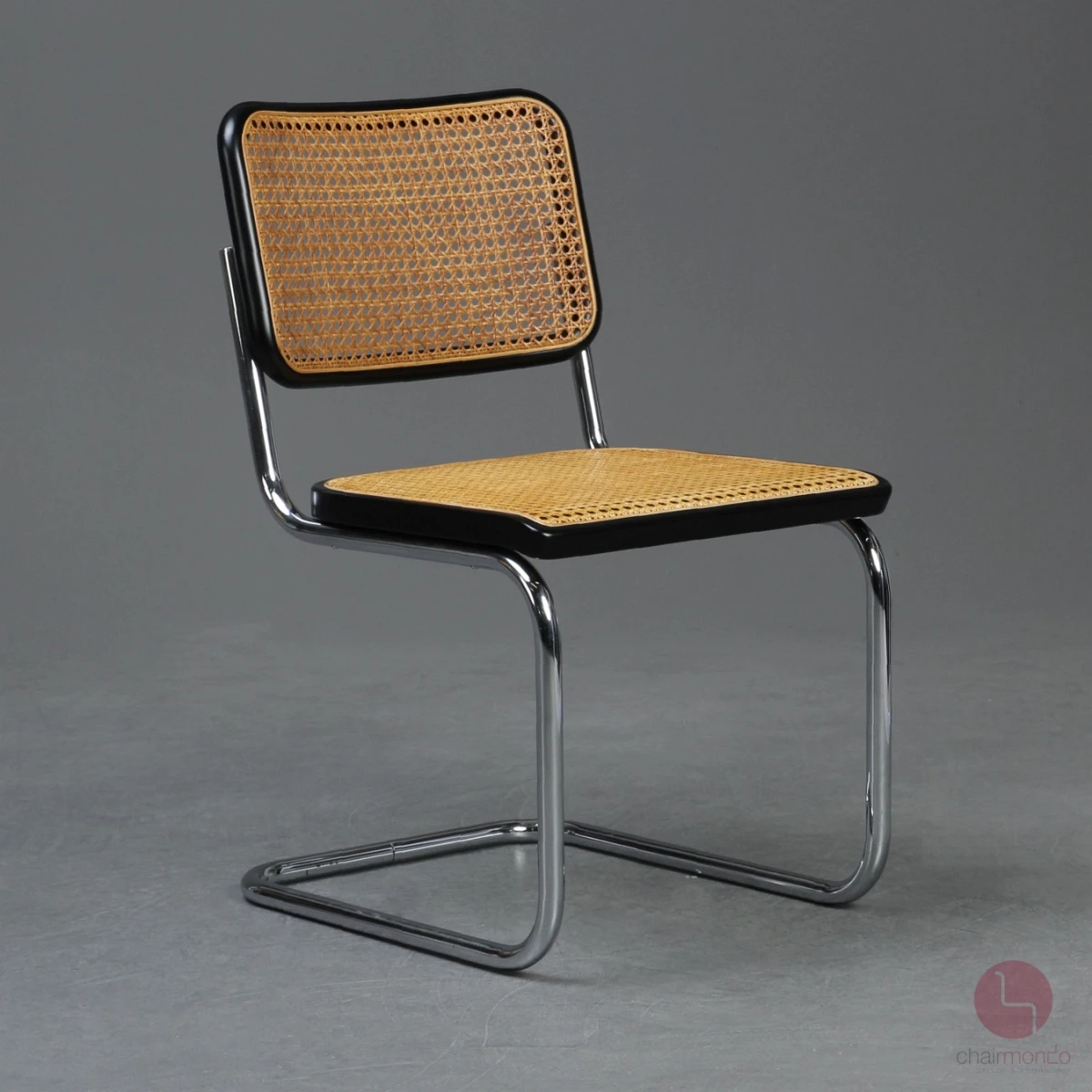 Thonet S32 Freischwinger Schwarz Vintage mit schöner Patina 1970er gebraucht