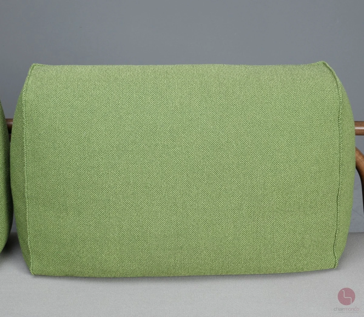 Thonet 2002 Design Sofa Couch mit Stoffbezug Grau Grün gebraucht