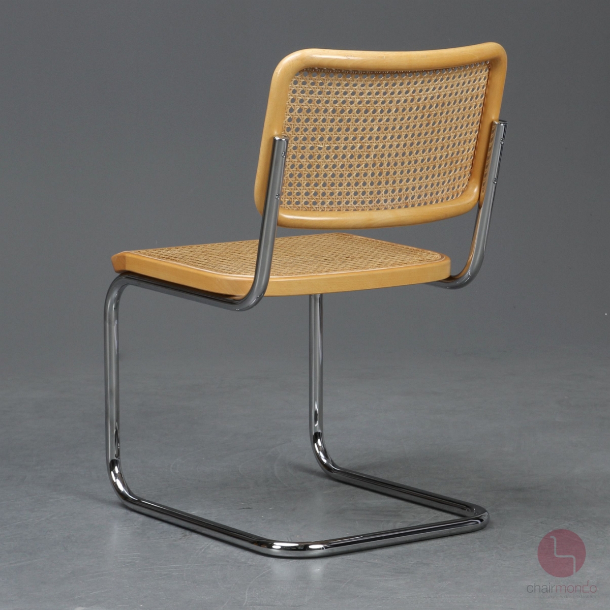 Thonet S32 Freischwinger Buche Natur mit Patina Geflecht gebraucht