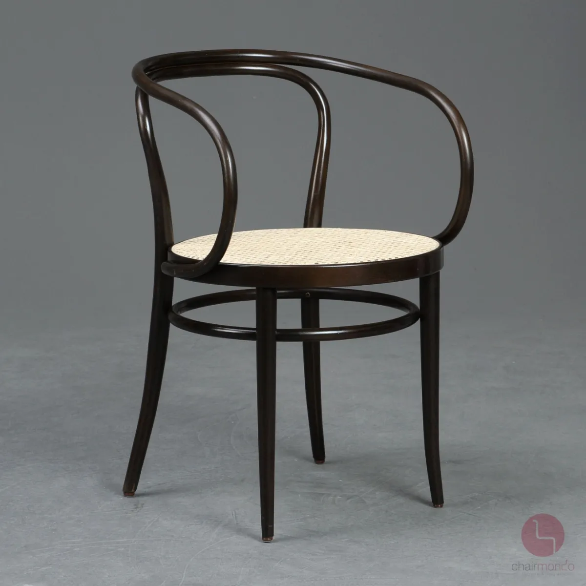 Thonet 209 Bugholz Stuhl Dunkelbraun mit Wiener Geflecht gebraucht
