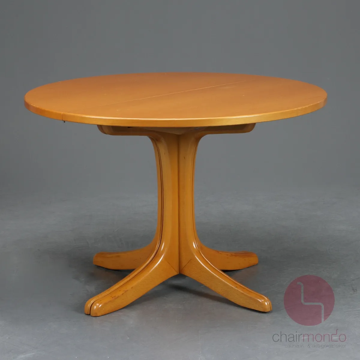 Thonet 1055 Ausziehtisch Buche klar lackiert mit 2 Einlegeplatten gebraucht