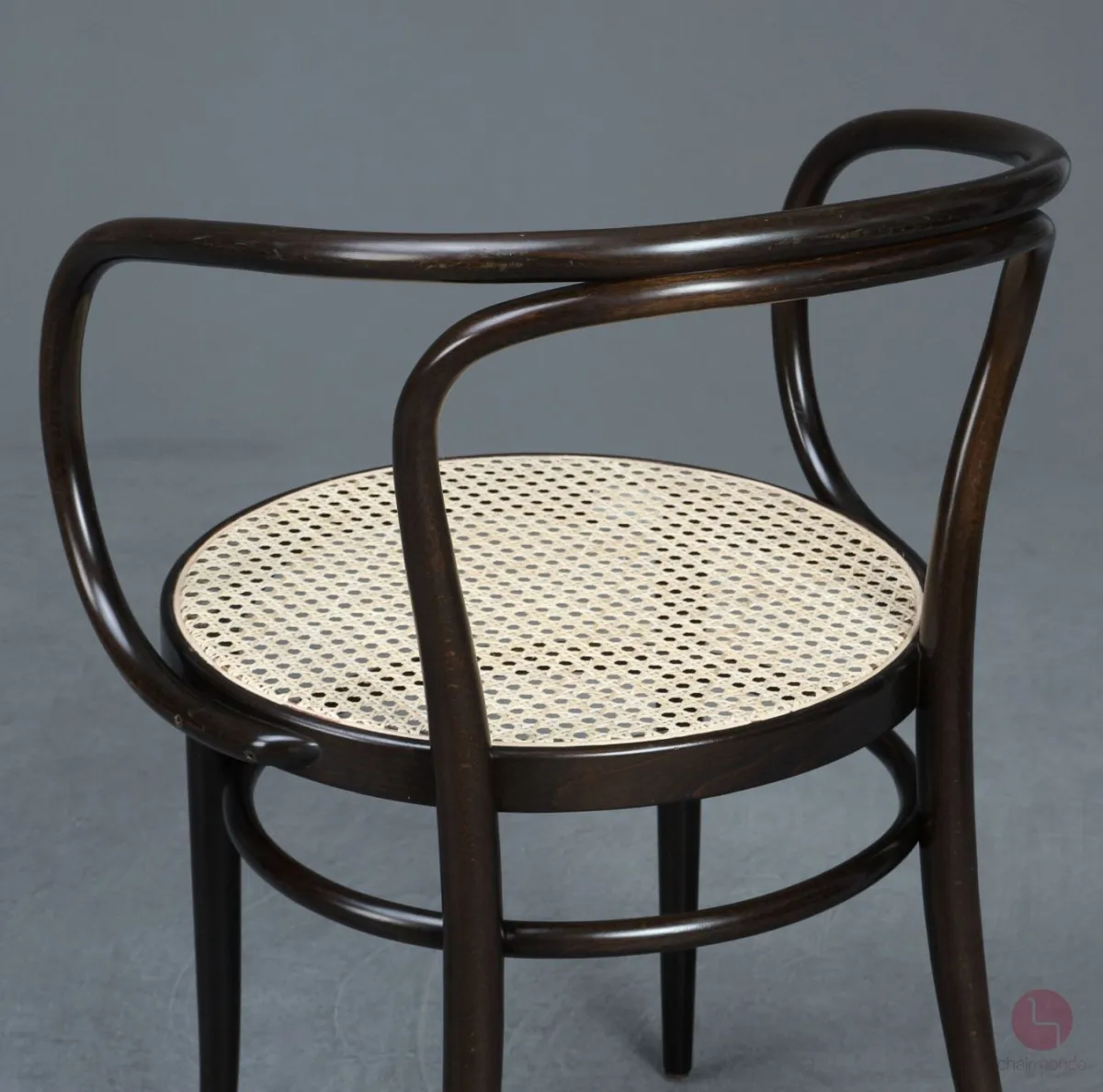 Thonet 209 Bugholz Stuhl Dunkelbraun mit Wiener Geflecht gebraucht