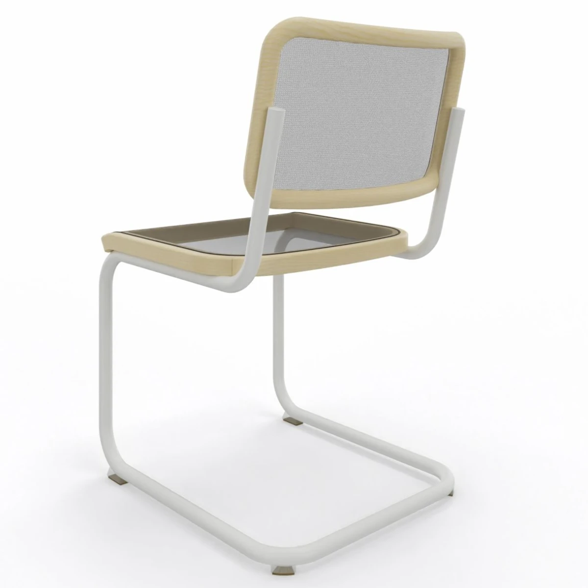 Thonet Stuhl S32 N Pure Materials - Esche Holz Rückseite