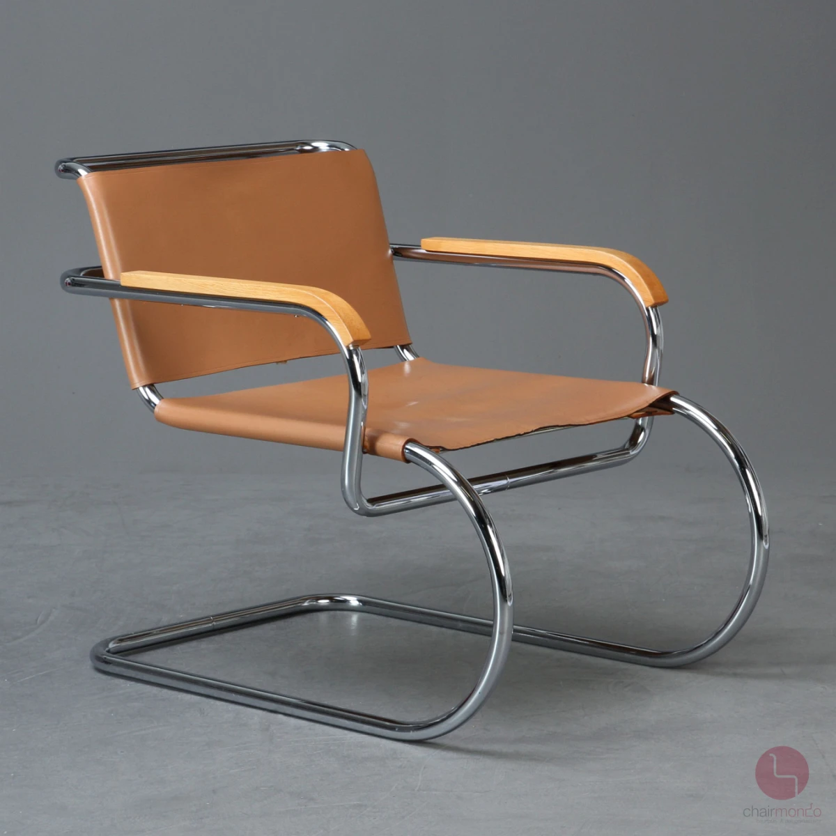 Tecta Trienale Freischwinger Sessel Front