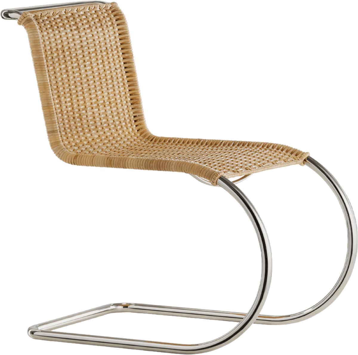 Preview: Tecta B42 Freischwinger mit Naturgeflecht