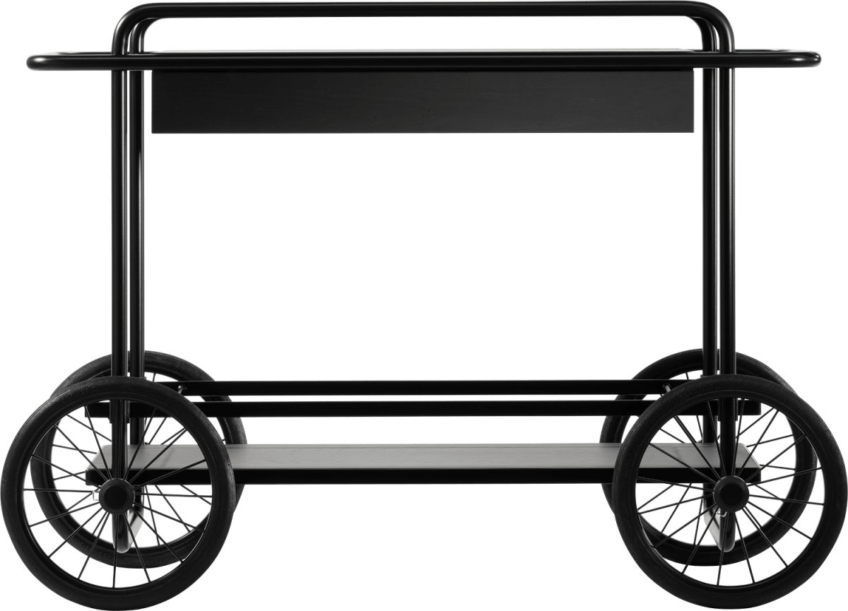 Preview: Tecta M4RS Konsolenwagen Black Edition – Elegantes Bauhaus-Design