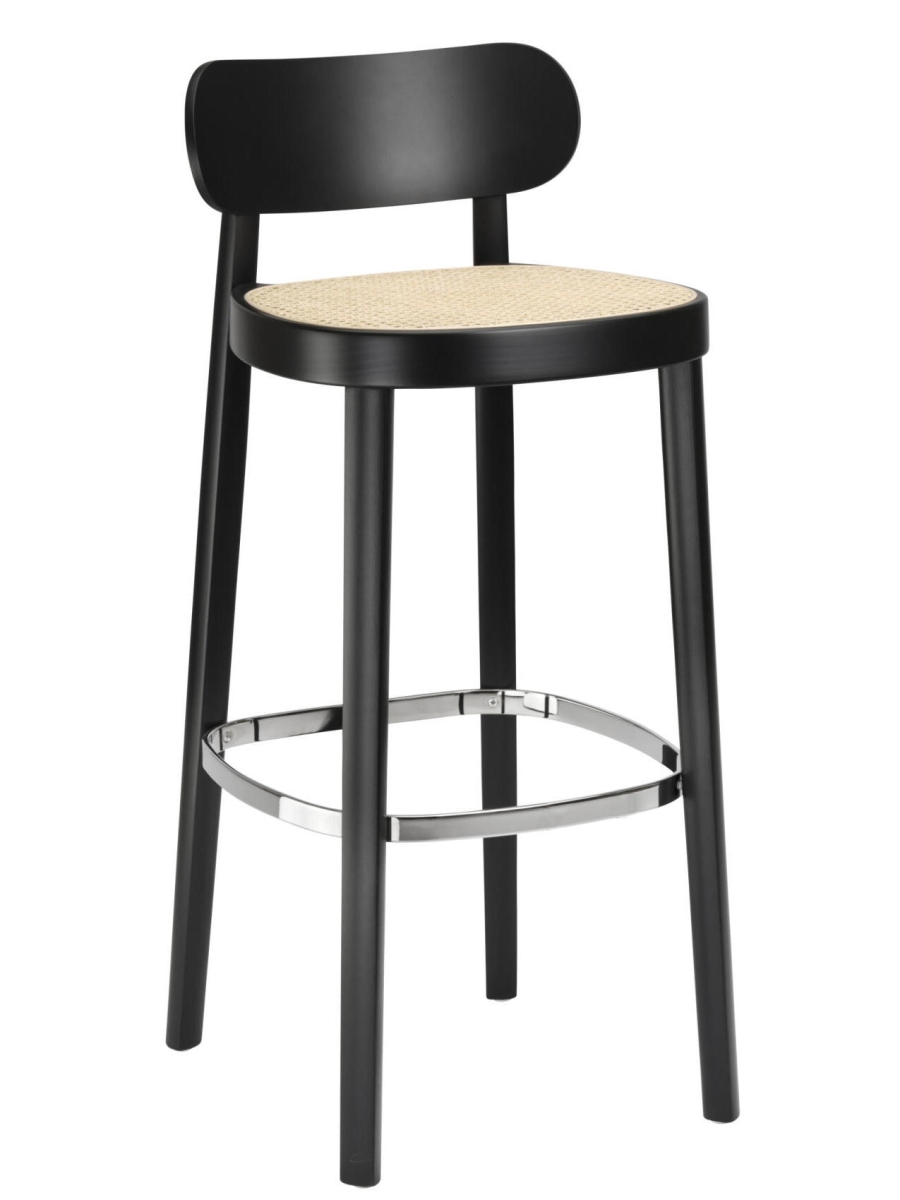 Thonet 118 HStuhl mit Wiener geflecht Schwarz