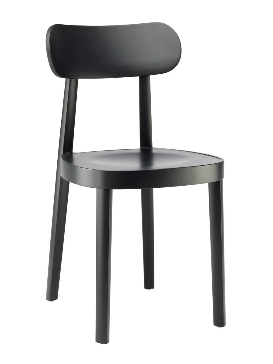 Thonet 118M Stuhl in schwarz