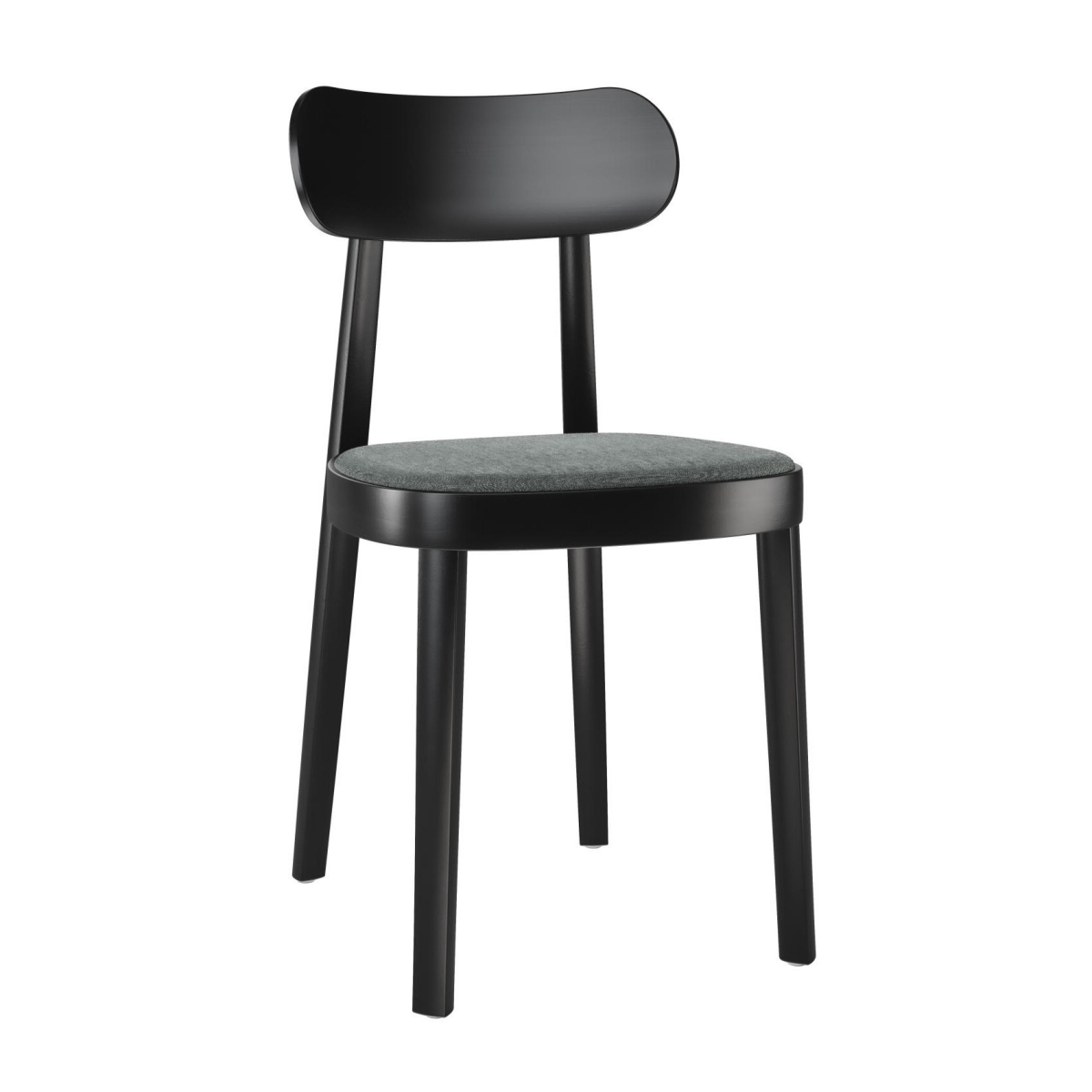 Preview: Thonet 118 SP Buchenholz Stuhl mit Stoff Polsterung