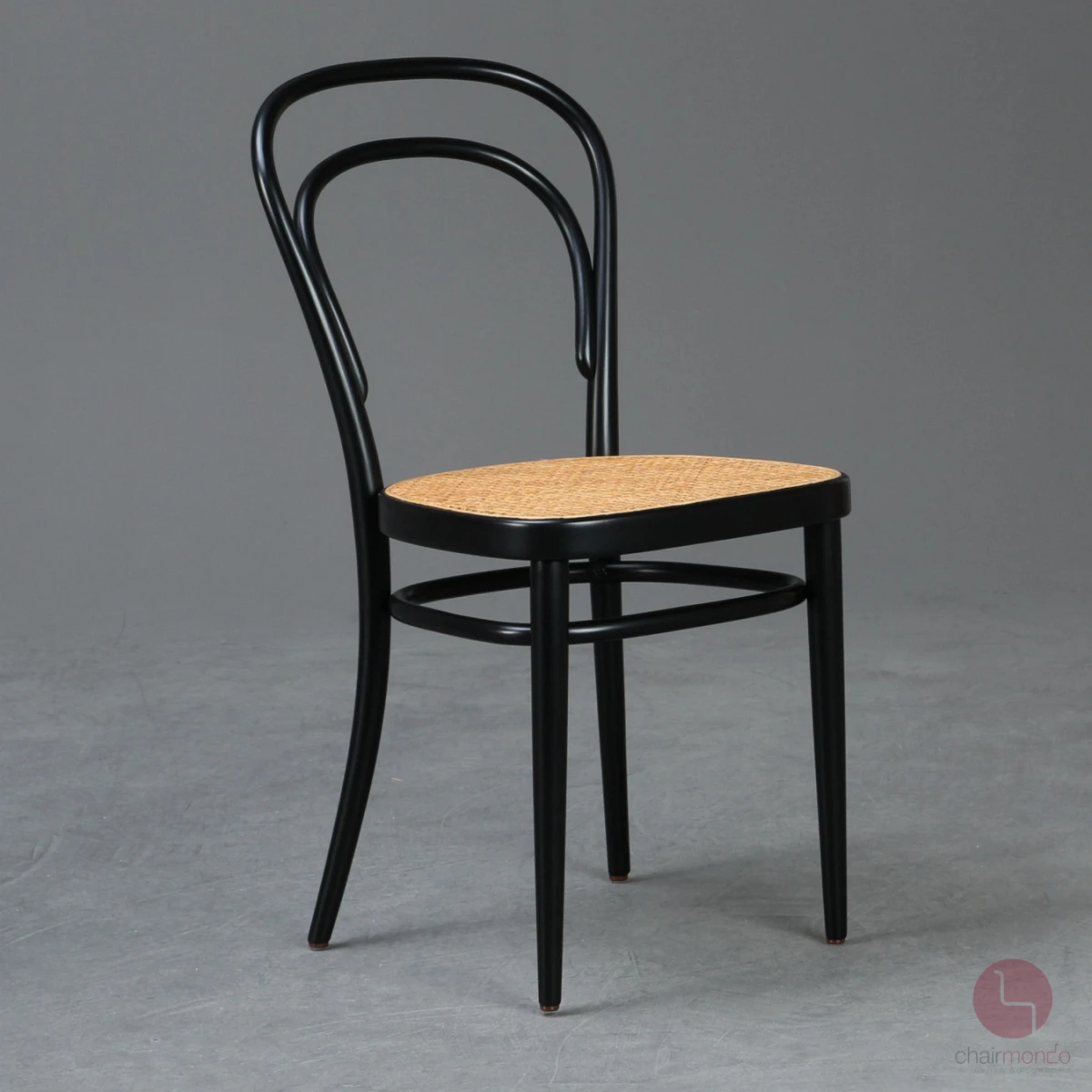 Thonet 214 in Schwarz mit schöner Patina