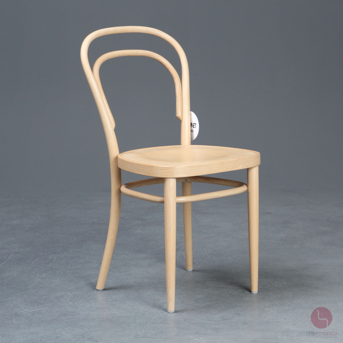 Preview: Thonet 214 M Esche Natur Bugholzstuhl mit Holzsitzfläche neuwertig gebraucht