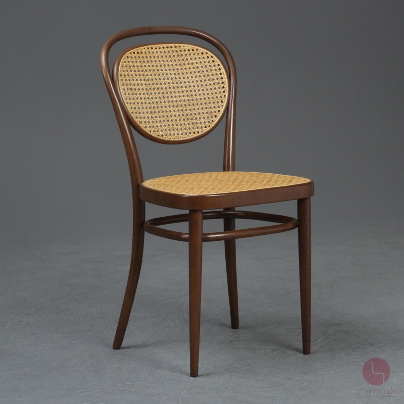 Thonet 215 R Bugholz Stuhl Nussbaum Braun mit Patina Wiener Geflecht gerbaucht